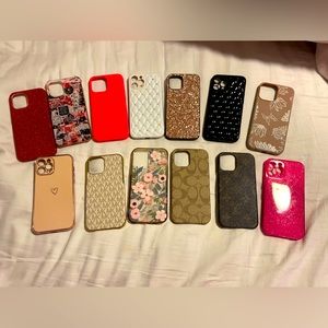 Lot of 13 designer inspired iPhone 12 Pro pro max cases